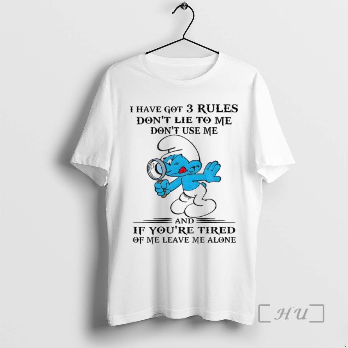 Officials Smurf I Have Got 3 Rules Dont Lie To Me Dont Use Me And T-Shirts, Hoodie, Sweatshirt | AU18TeeNovaLab.com