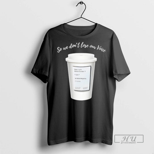 Officials So We Dont Lose Our Voice Mint Majesty Tea Order Tea Label