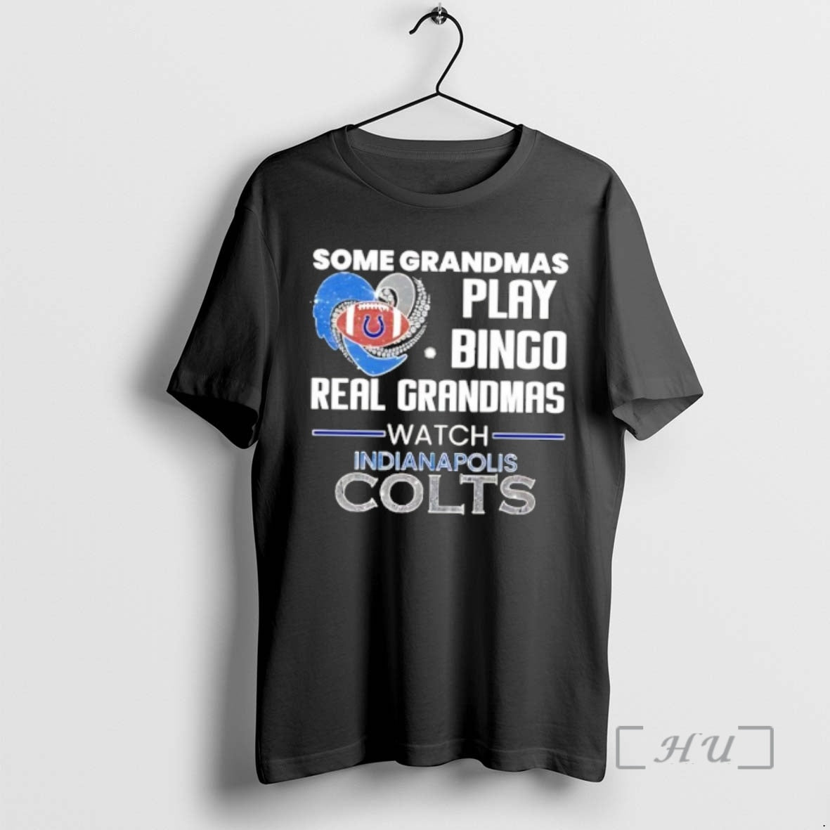 Officials Some Grandmas Play Bingo Real Grandmas Watch Indianapolis Colts 2026 Premium T Shirts Sweater Hoodie, Sweatshirt