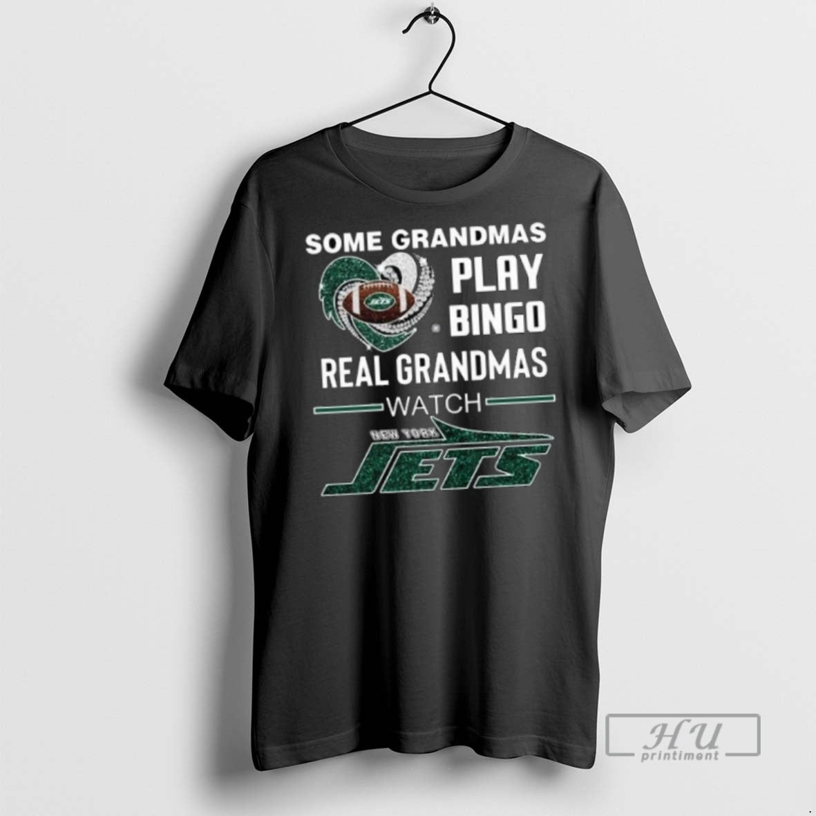 Officials Some Grandmas Play Bingo Real Grandmas Watch New York Jets Diamond Heart 2025 Long