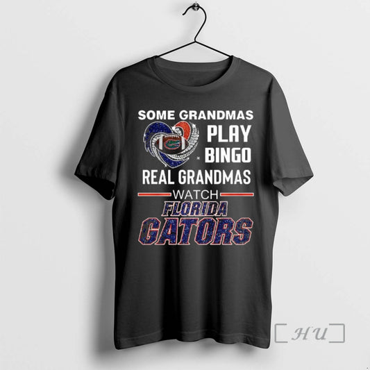 Officials Some Grandmas Play Bingo Real Grandmas Florida Gators T-Shirts, Hoodie, Sweatshirt | AU18TeeNovaLab.com