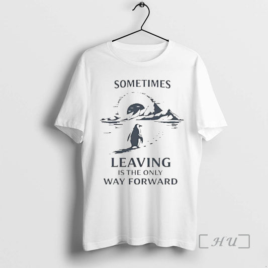 Officials Sometimes Leaving Is The Only Forward Nihilist Penguin T-Shirts, Hoodie, Sweatshirt | AU18TeeNovaLab.com