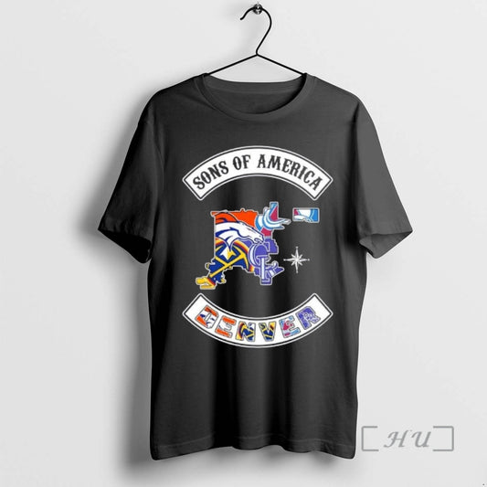 Officials Son Of America Denver Map Sports Logos Combine T-Shirts, Hoodie, Sweatshirt | AU18TeeNovaLab.com