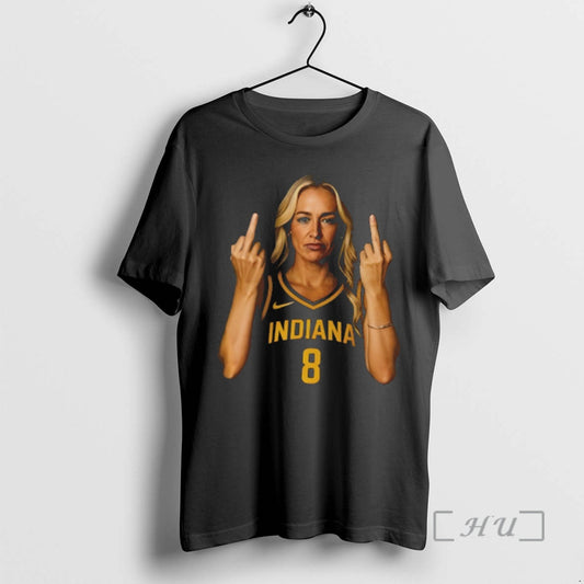 Officials Sophie Cunningham Flipping The Bird Indiana Fever Wnba Football 2026 Premium T Shirts Sweater Hoodie, Sweatshirt