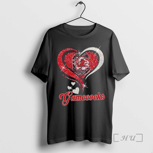 Officials South Carolina Gamecocks Football In Glitter Heart Fans T-Shirts, Hoodie, Sweatshirt | AU18TeeNovaLab.com