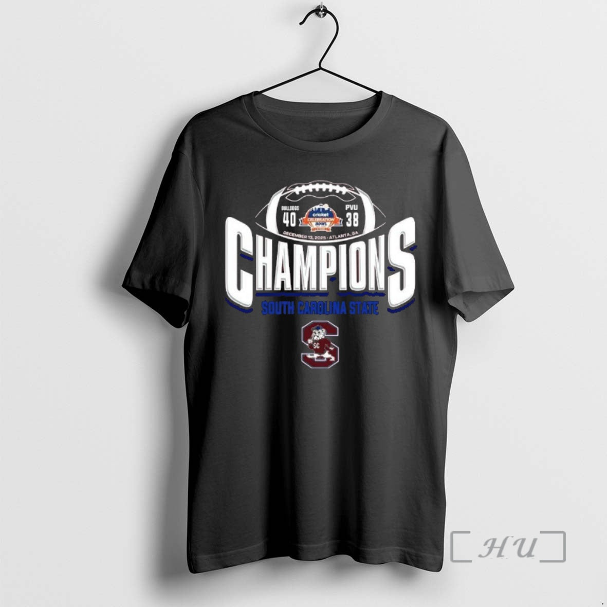 Officials South Carolina State University Bulldogs Football 2025 Celebration Bowl Champions Premium T Shirts Sweater...
