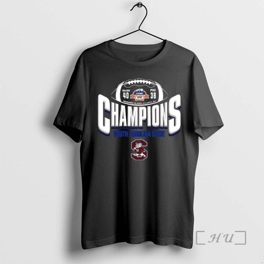 Officials South Carolina State University Bulldogs Football 2025 Celebration Bowl Champions Premium T Shirts Sweater...