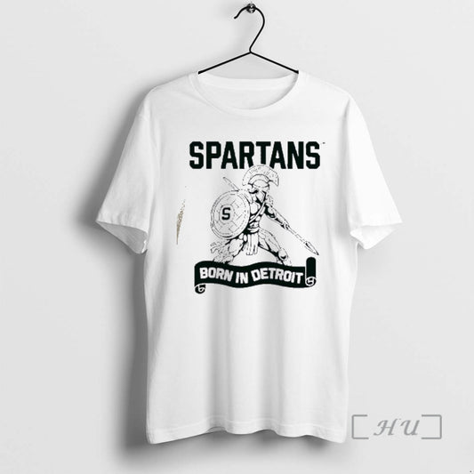 Officials Spartans Born In Detroit T-Shirts, Hoodie, Sweatshirt | AU18TeeNovaLab.com