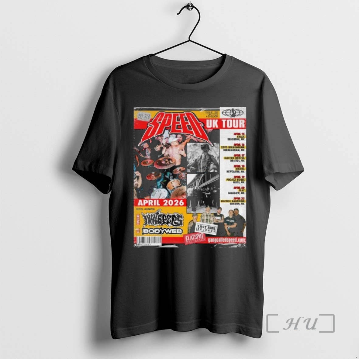 Officials Speed Uk Hard Core Tour April 2026 Flyer T-Shirts, Hoodie, Sweatshirt | AU18TeeNovaLab.com
