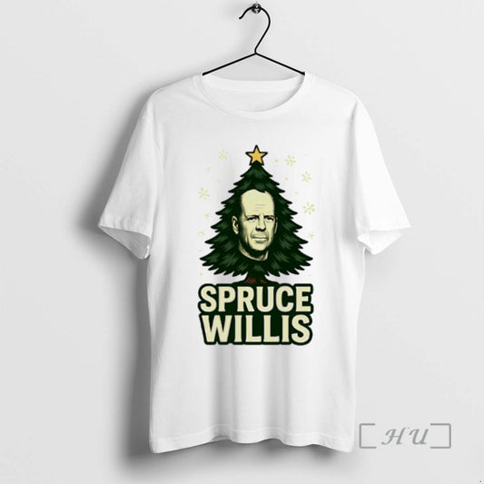 Officials Spruce Willis Christmas Tree Christmas T-Shirts, Hoodie, Sweatshirt | AU18TeeNovaLab.com