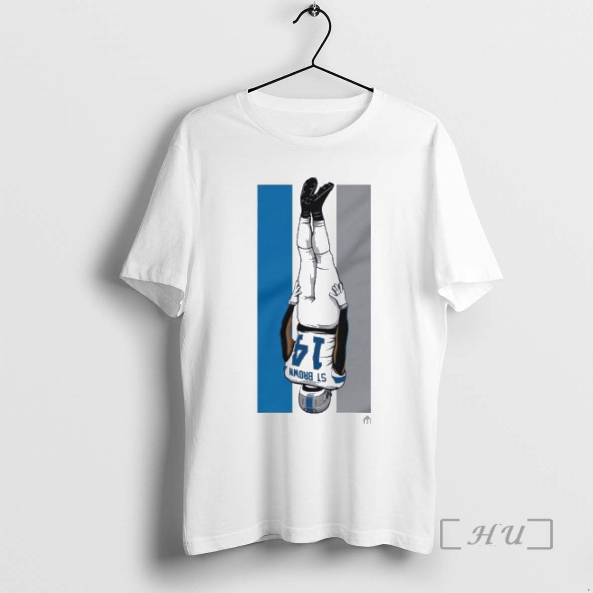 Officials St Brown Celly Racing Stripe T-Shirts, Hoodie, Sweatshirt | AU18TeeNovaLab.com