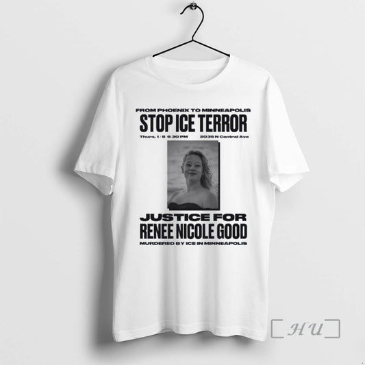 Officials Stop Ice Terror Justice For Rene Nicole Good T-Shirts, Hoodie, Sweatshirt | AU18TeeNovaLab.com