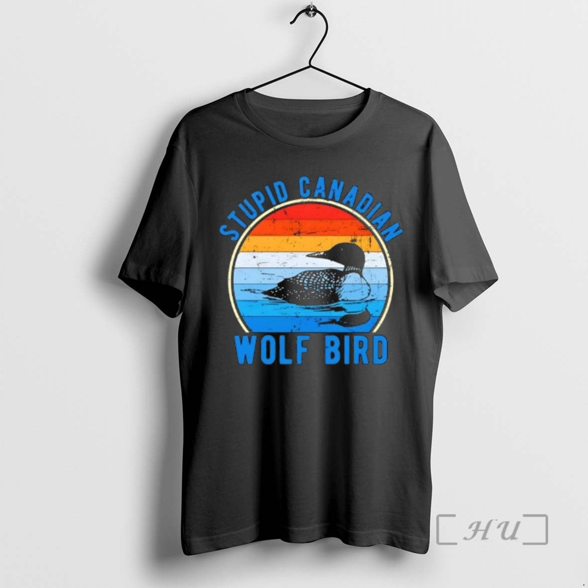 Officials Stupid Canadian Wolf Funny Loon Bird Humor Vintage T-Shirts, Hoodie, Sweatshirt | AU18TeeNovaLab.com