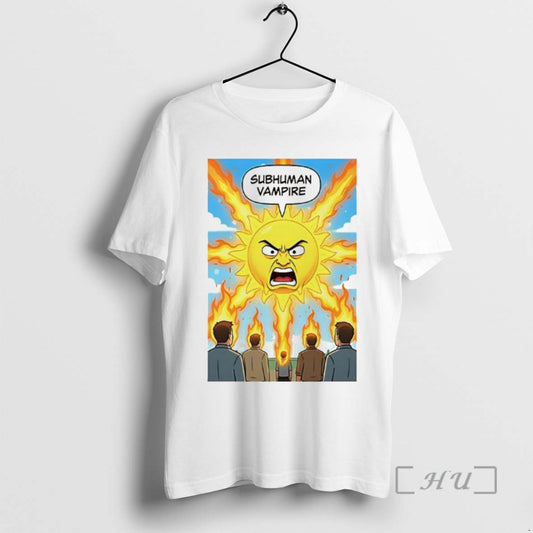 Officials Subhuman Vampire Sun Cartoon T-Shirts, Hoodie, Sweatshirt | AU18TeeNovaLab.com