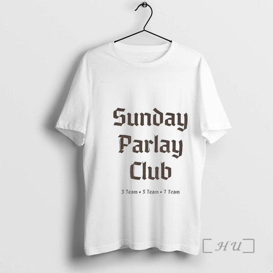 Officials Sunday Parlay Club Sports Betting Typography T-Shirts, Hoodie, Sweatshirt | AU18TeeNovaLab.com