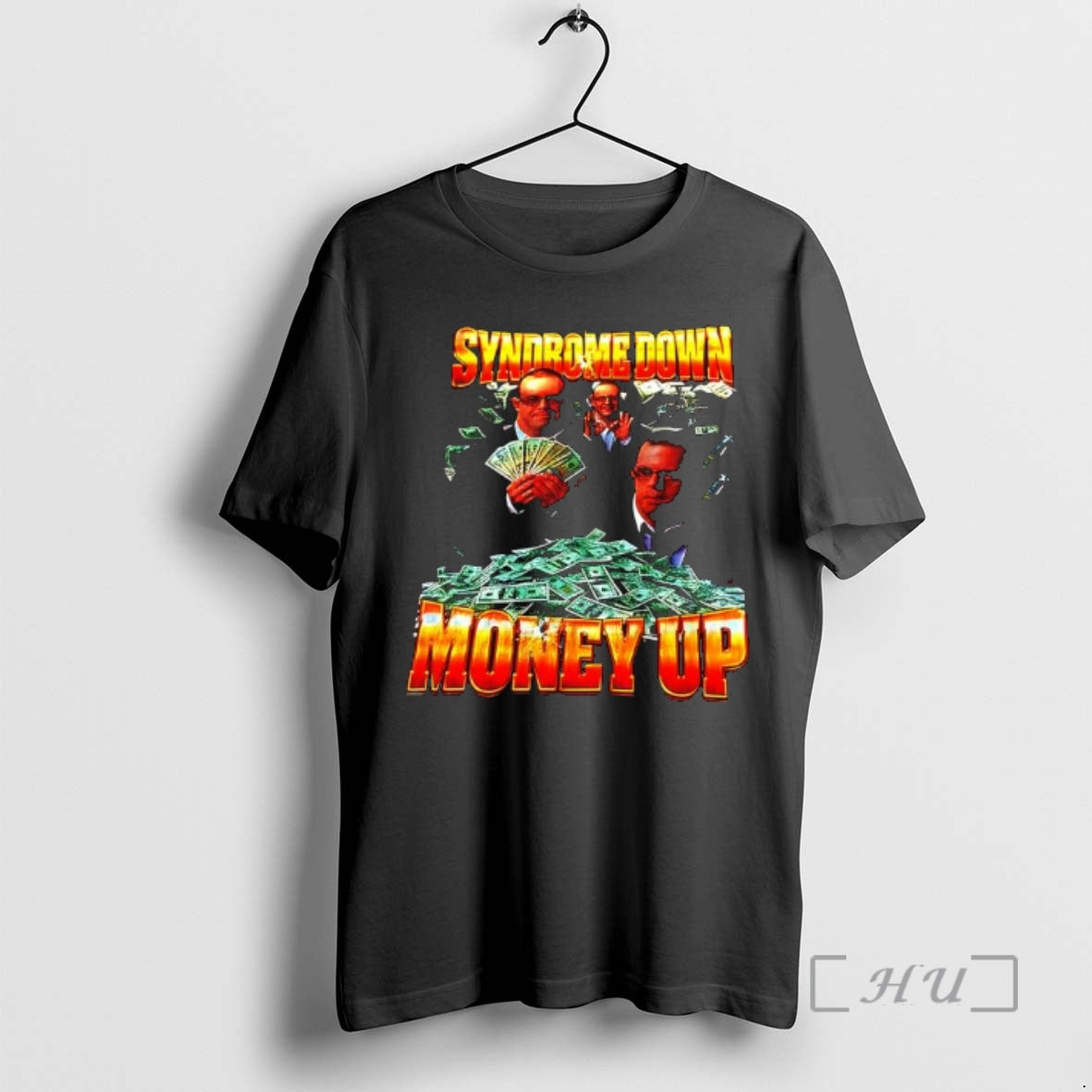 Officials Syndrome Down Money Up Graphic T-Shirts, Hoodie, Sweatshirt | AU18TeeNovaLab.com