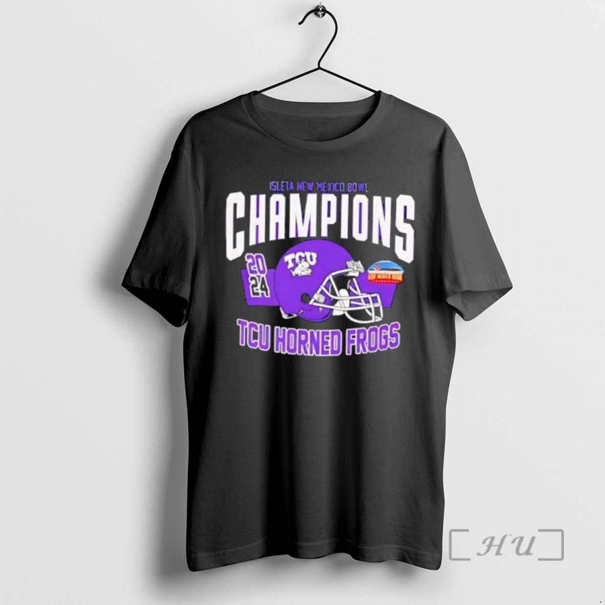 Officials Tcu Horned Frogs Helmet New Mexico Bowl Champions 2024 T-Shirts, Hoodie, Sweatshirt | AU18TeeNovaLab.com