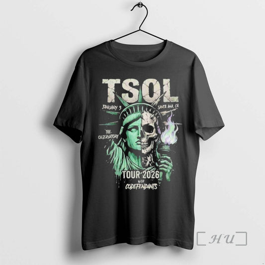 Officials Tsol Tour 2026 At The Observatory Santa Ana California On January 3 Liberty Statue T-Shirts, Hoodie, Sweatshirt