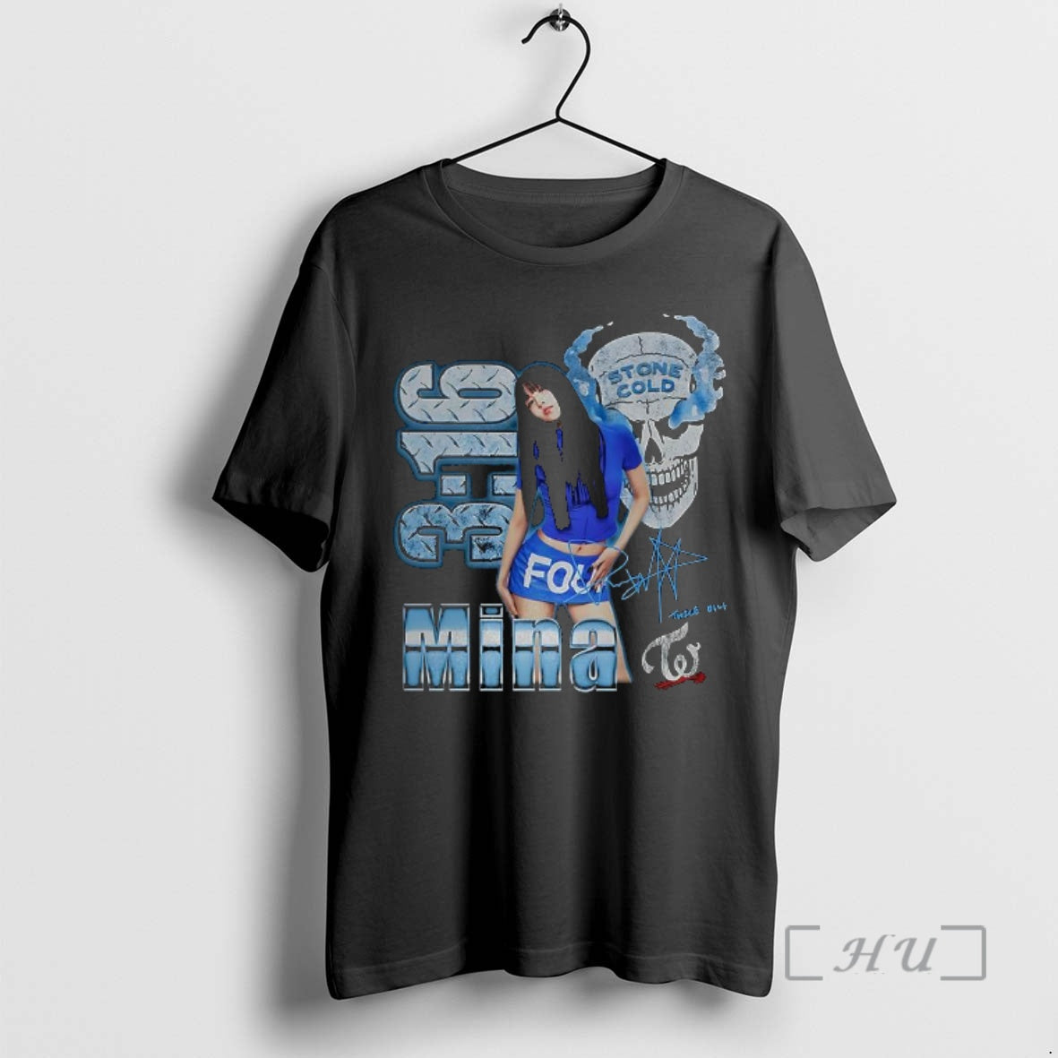 Officials Twice Mina Stone Cold Skull Burning 3 16 Signature T-Shirts, Hoodie, Sweatshirt | AU18TeeNovaLab.com