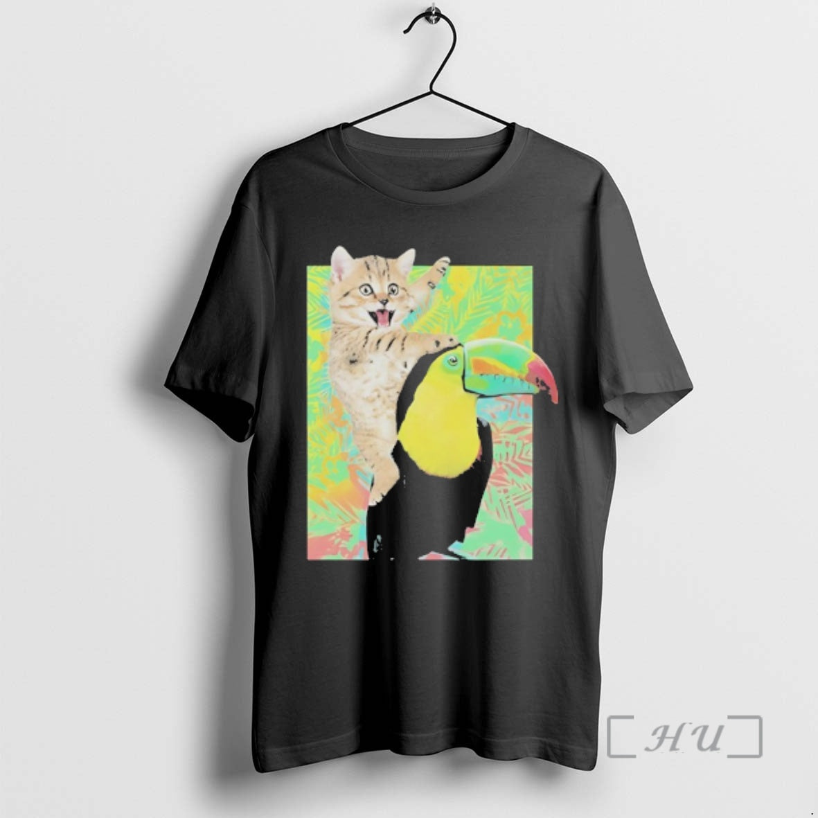 Officials Tabby Cat Riding Toucans Animal Funny T-Shirts, Hoodie, Sweatshirt | AU18TeeNovaLab.com