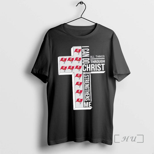 Officials Tampa Bay Buccaneers Football X I Can Do All Things Through Christ Who Strengthens T-Shirts, Hoodie, Sweatshirt