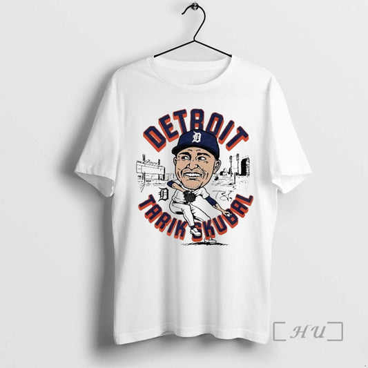 Tarik Skubal Detroit Tigers Superstar Caricature Signature
