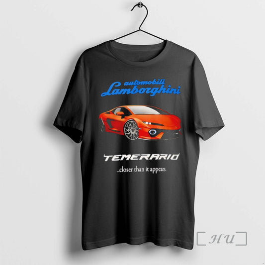Officials Tate Mcrae Wearing Automobili Lamborghini Temerario Closer Than It Appears Premium T Shirts Sweater Hoodie,...