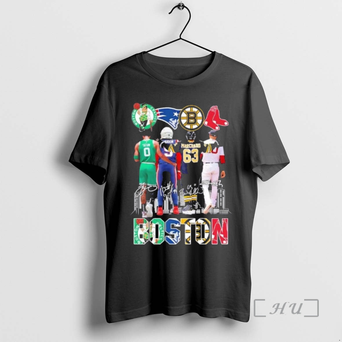 Officials Tatum And Legends Boston City Sports Skyline Signatures T-Shirts, Hoodie, Sweatshirt | AU18TeeNovaLab.com