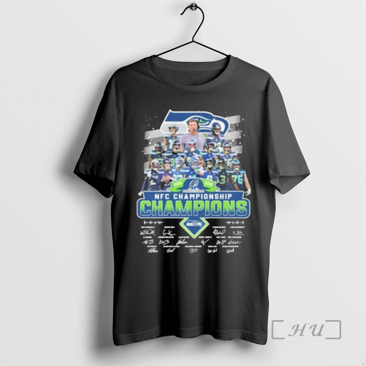 Officials Team Player Nfc Championship Champions Signature T-Shirts, Hoodie, Sweatshirt | AU18TeeNovaLab.com