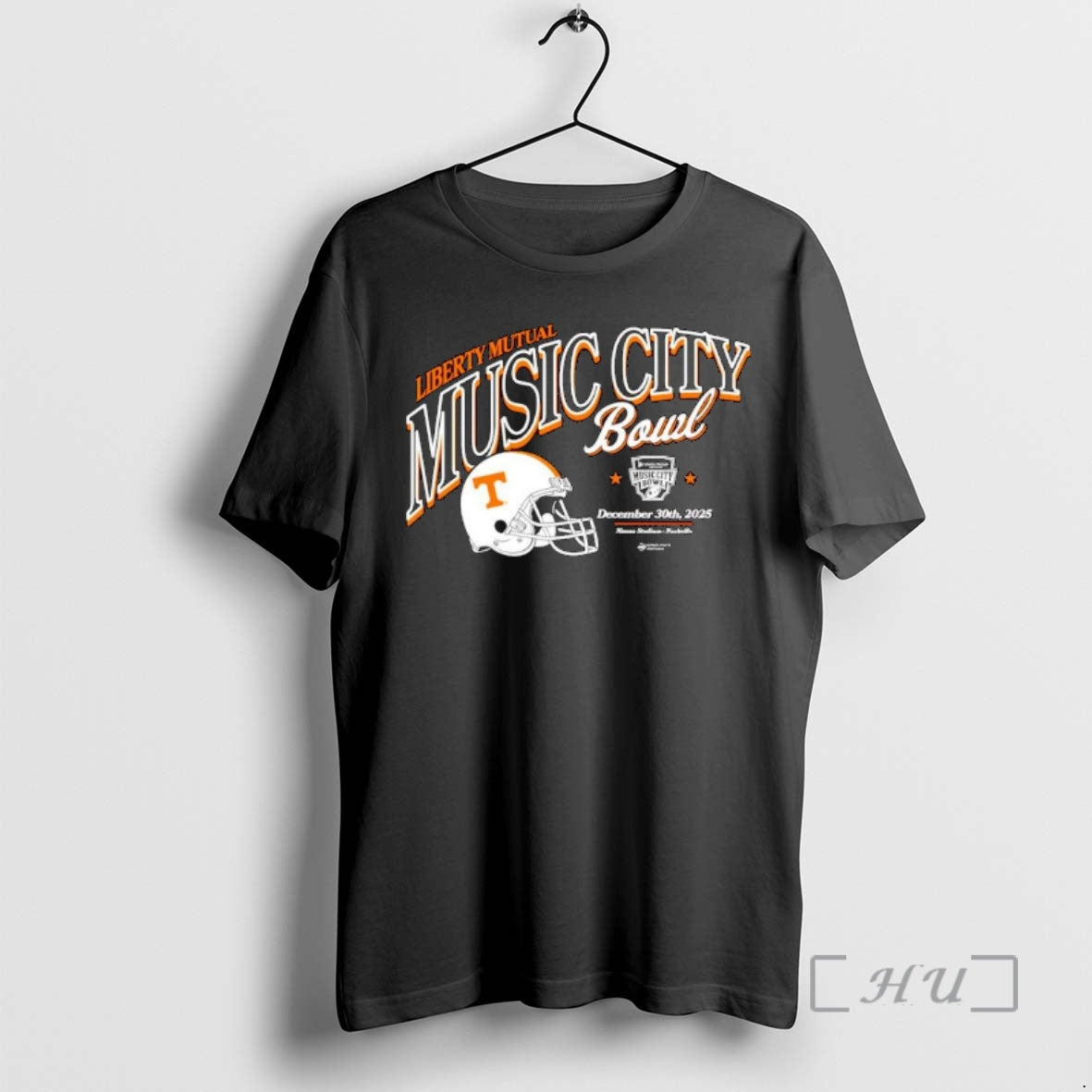 Officials Tennessee Volunteers 2025 Liberty Mutual Music City Bowl Helmet Ornaments Premium T Shirts Sweater Hoodie,...