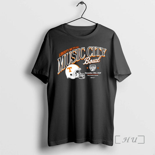 Officials Tennessee Volunteers 2025 Liberty Mutual Music City Bowl Helmet Ornaments Premium T Shirts Sweater Hoodie,...