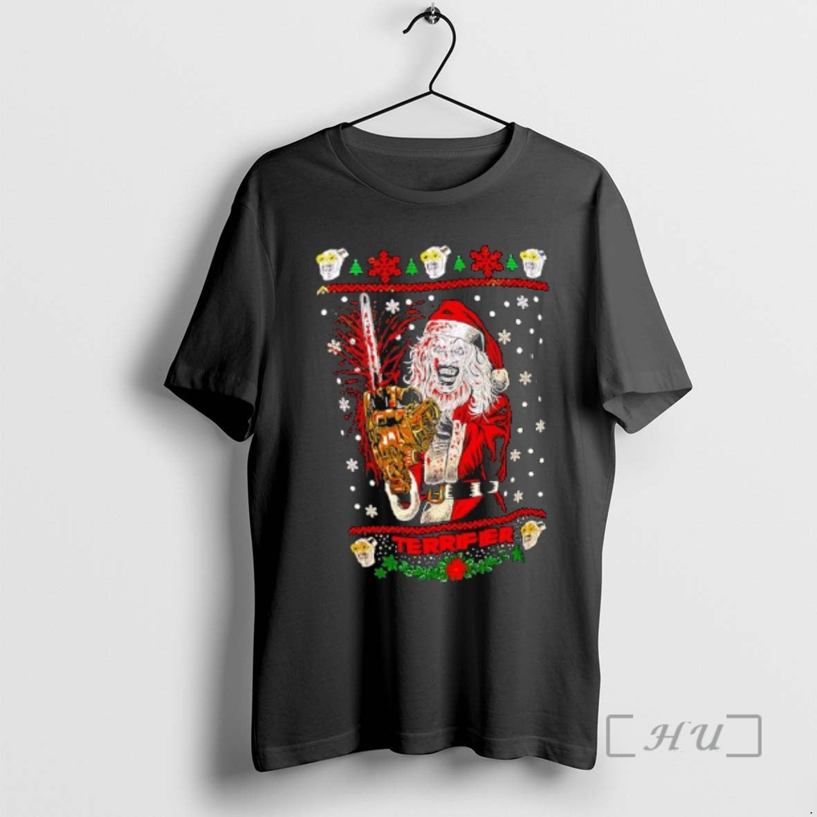 Officials Terrifier Christmas Santa Graphic T-Shirts, Hoodie, Sweatshirt | AU18TeeNovaLab.com