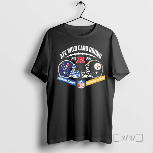 Officials Texans Vs Steelers Afc Wild Card Round Helmet Matchup T-Shirts, Hoodie, Sweatshirt | AU18TeeNovaLab.com