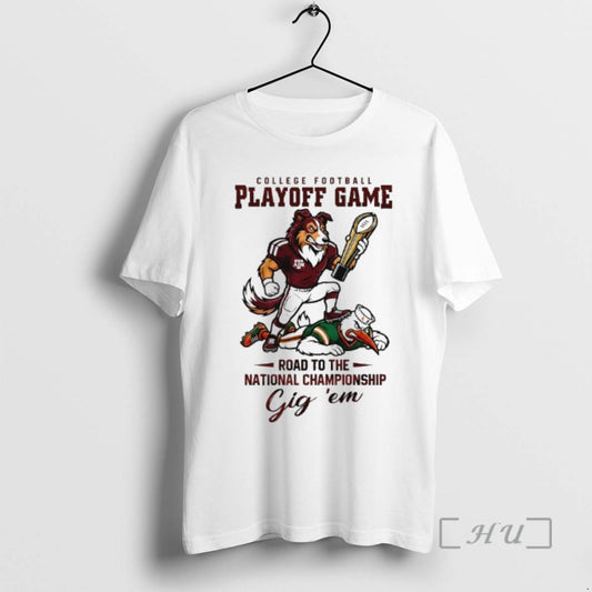 Officials Texas Am Aggies 2025 26 Cfp Road To The National Championship Gig Em Premium T-Shirts, Hoodie, Sweatshirt
