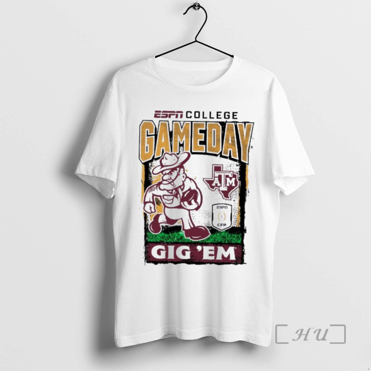 Officials Texas Am Aggies 2025 26 Cfp College Gameday Mascot Gig Em Premium T Shirts Hoodie, Sweatshirt | AU18TeeNovaLab.com