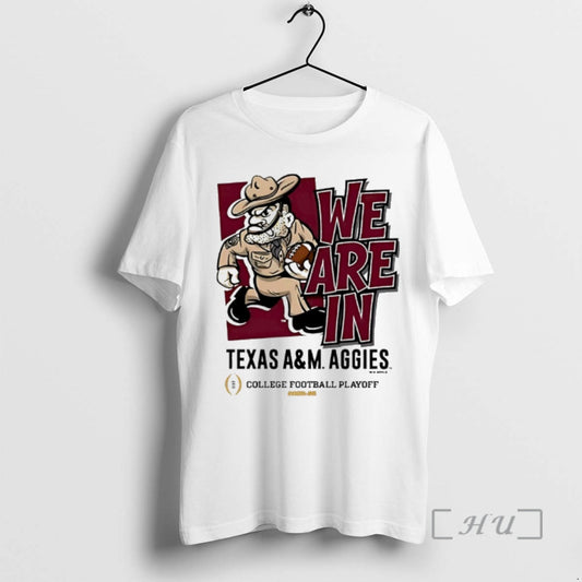 Officials Texas Am Aggies 2025 Cfp Bound We Are In Mascot Premium T Shirts Sweater Hoodie, Sweatshirt | AU18TeeNovaLab.com