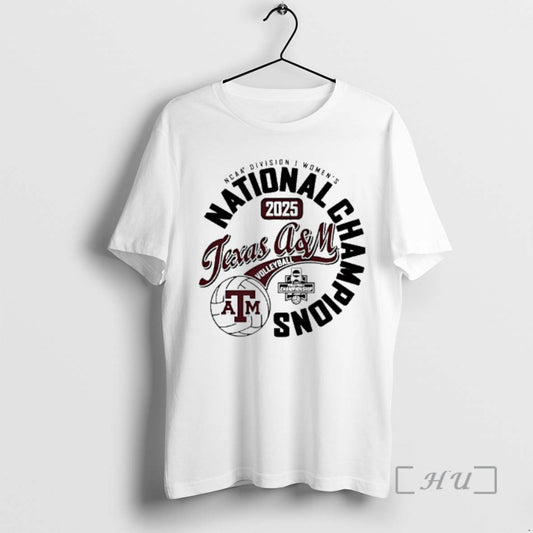 Officials Texas Am Aggies Womens Volleyball National Champions 2025 T-Shirts, Hoodie, Sweatshirt | AU18TeeNovaLab.com