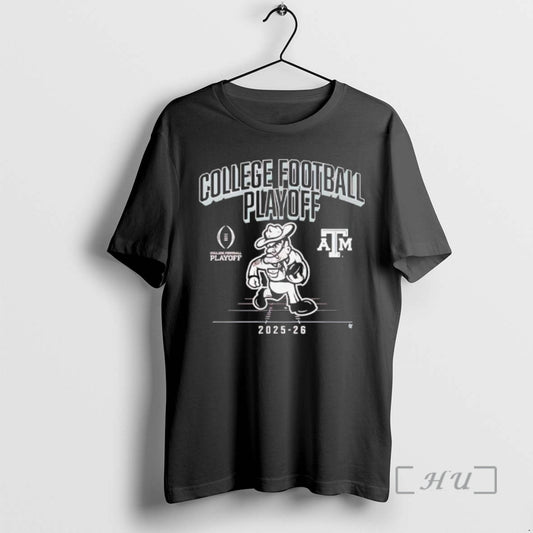 Officials Texas Am Football 2025 College Football Playoff Mascot T-Shirts, Hoodie, Sweatshirt | AU18TeeNovaLab.com