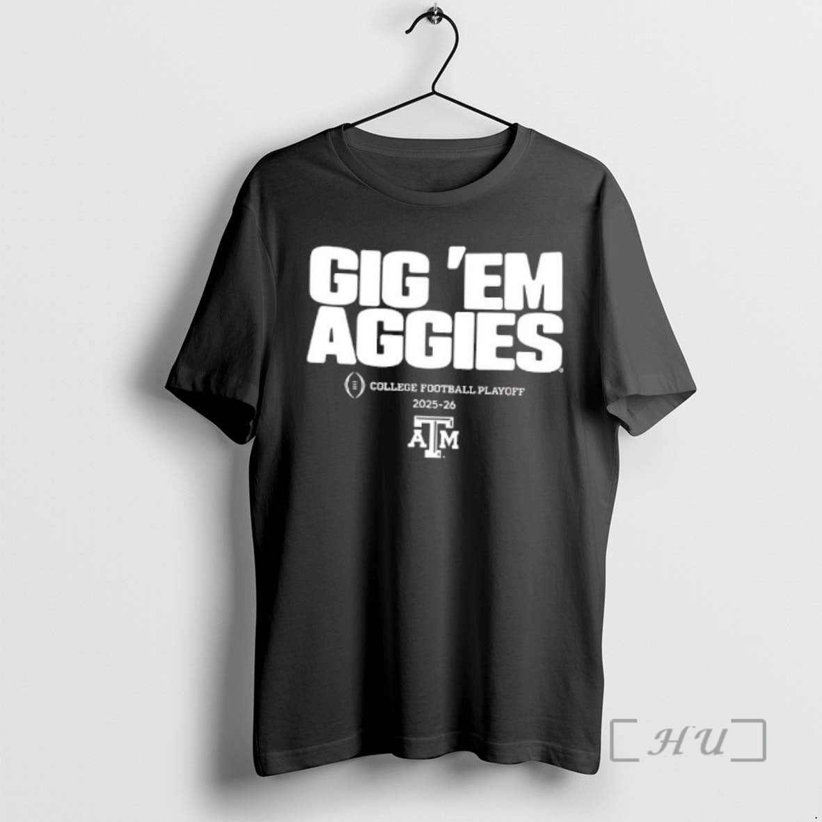 Officials Texas Am Football Gig Em Aggies 2025 Cfp Team Slogan 2 Sided Premium T-Shirts, Hoodie, Sweatshirt