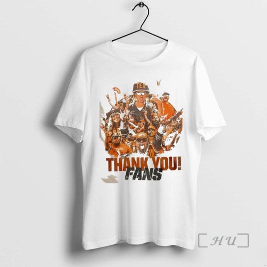 Officials Texas Longhorns Thank You Fans 2025 2 Sided T-Shirts, Hoodie, Sweatshirt | AU18TeeNovaLab.com