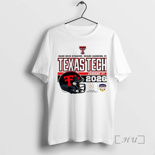 Officials Texas Tech Red Raiders 2025 26 Cfp Orange Bowl Postseason Graphic Premium T Shirts Hoodie, Sweatshirt
