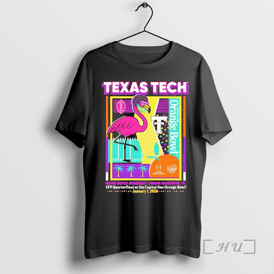Officials Texas Tech Red Raiders 2025 Cfp Quarterfinal Orange Bowl T-Shirts, Hoodie, Sweatshirt | AU18TeeNovaLab.com
