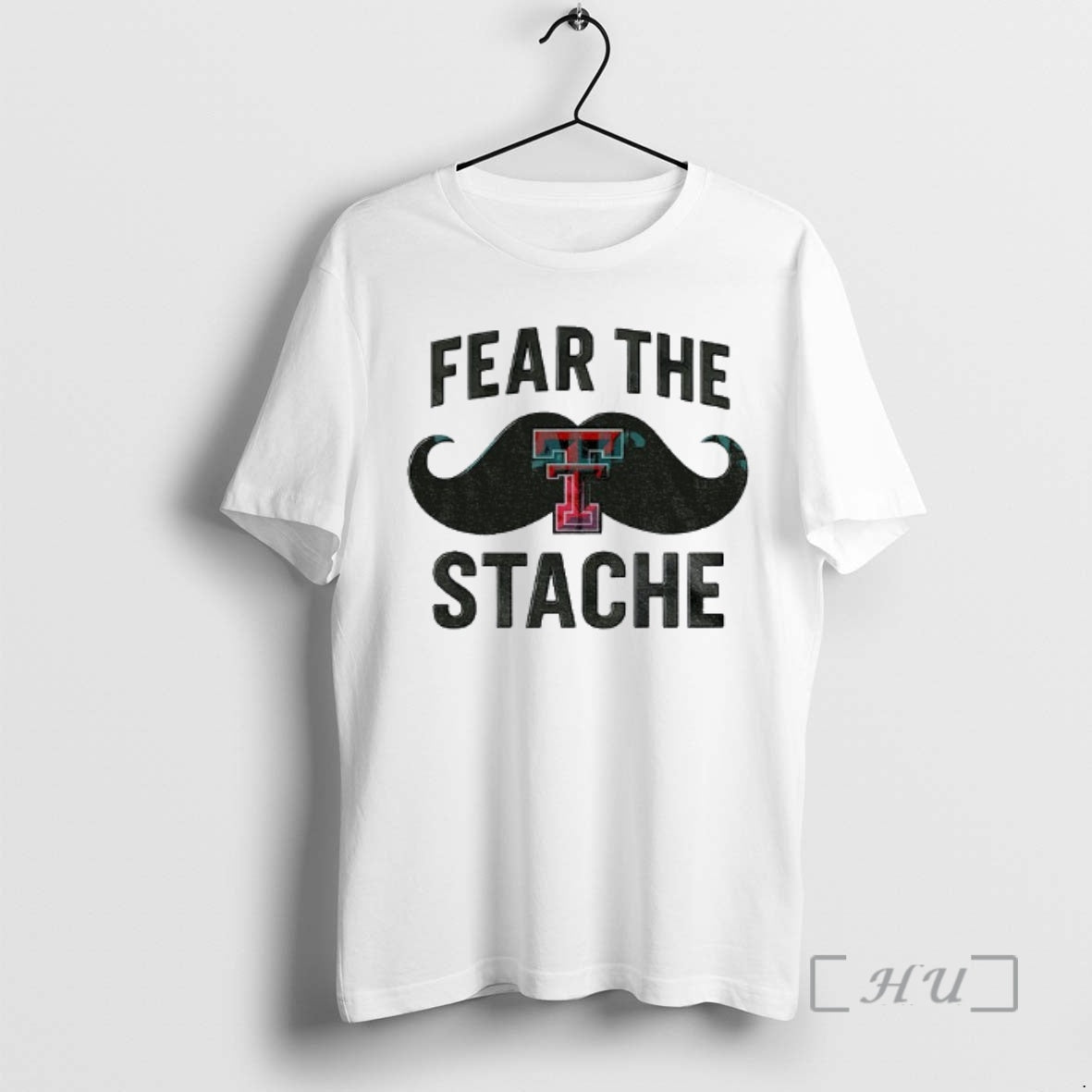 Officials Texas Tech Red Raiders Fear The Stache Game Day Football Logo Premium T Shirts Hoodie, Sweatshirt