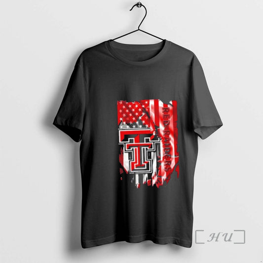 Officials Texas Tech Red Raiders Football X American Flag T-Shirts, Hoodie, Sweatshirt | AU18TeeNovaLab.com