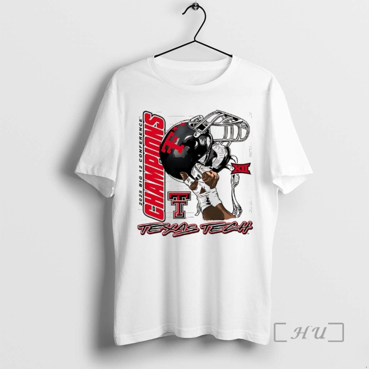 Officials Texas Tech Red Raiders Raise Em Up Big 12 Conference Champions Helmet Premium T-Shirts, Hoodie, Sweatshirt