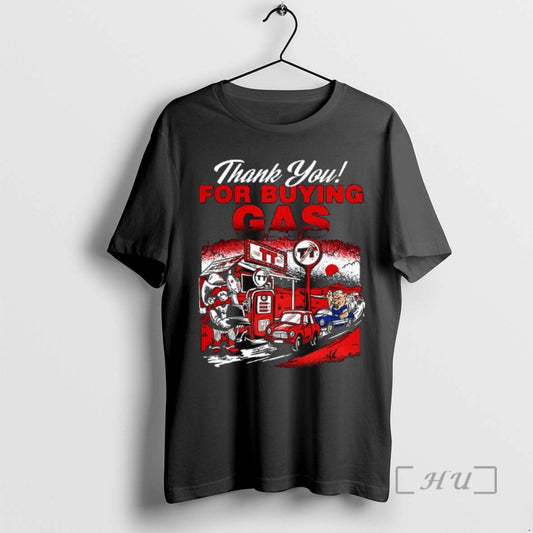 Officials Texas Tech Red Raiders Football Thank You For Buying Gas Mascot Holding Trophy Premium T-Shirts, Hoodie, Sweatshirt