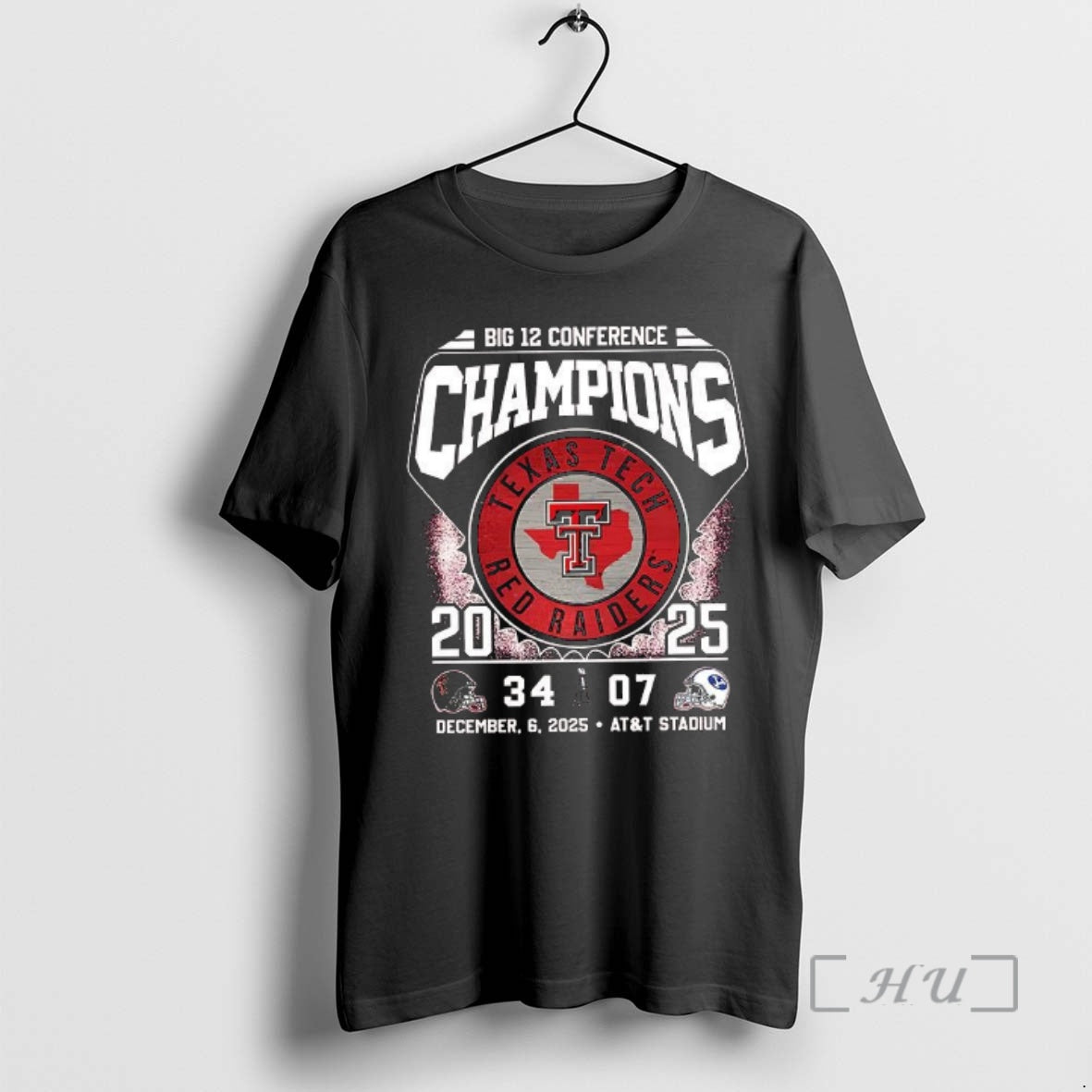 Officials Texas Tech Red Raiders Vs Byu 2025 Big 12 Conference Champions Premium T Shirts Hoodie, Sweatshirt