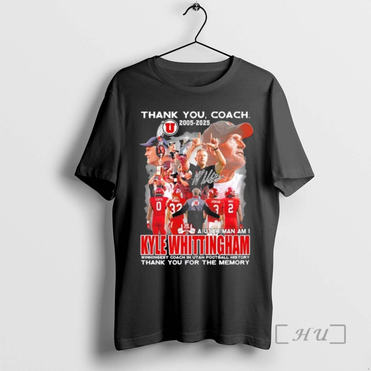 Officials Thank You Coach 2005 2025 A Utah Man Am I Kyle Whittingham Winningest Coach T-Shirts, Hoodie, Sweatshirt