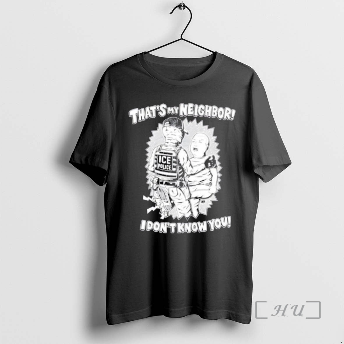 Officials Thats My Neighbor I Dont Know You Ice Police T-Shirts, Hoodie, Sweatshirt | AU18TeeNovaLab.com