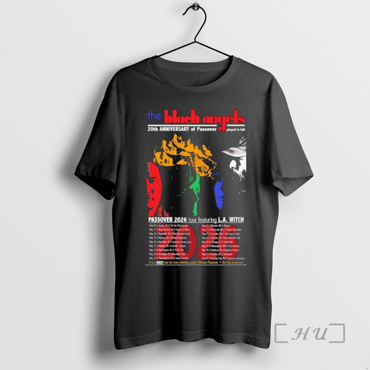 Officials The Black Angels 20th Anniversary Of Passover 2026 Tour T-Shirts, Hoodie, Sweatshirt | AU18TeeNovaLab.com